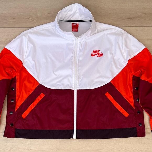 EUC Nike Air Women's Colorblock Woven Jacket AH7630 Med / Throwback 90s Style - Picture 2 of 16
